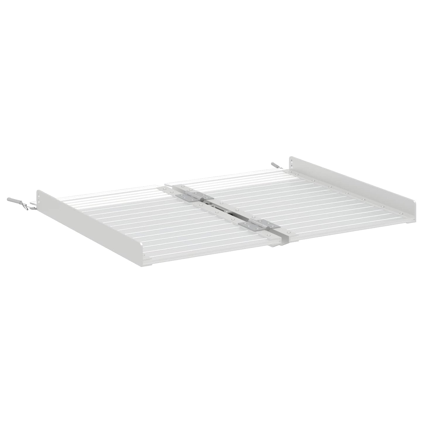 Rampe pour fauteuil roulant 270 kg Argent 62 x 73 x 5 cm Aluminium