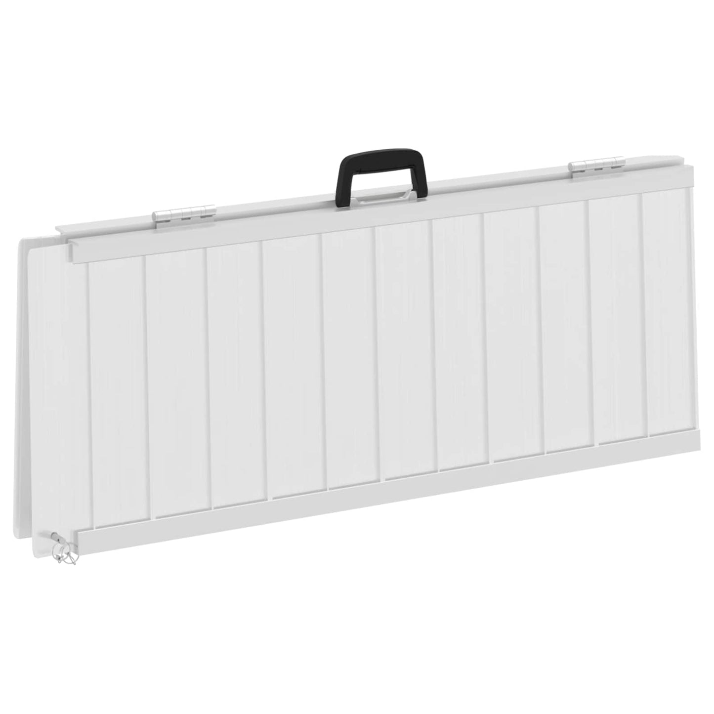 Rampe pour fauteuil roulant 270 kg Argent 92 x 73 x 5 cm Aluminium