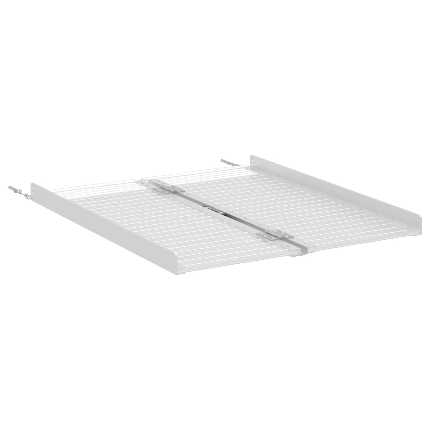 Rampe pour fauteuil roulant 270 kg Argent 92 x 73 x 5 cm Aluminium