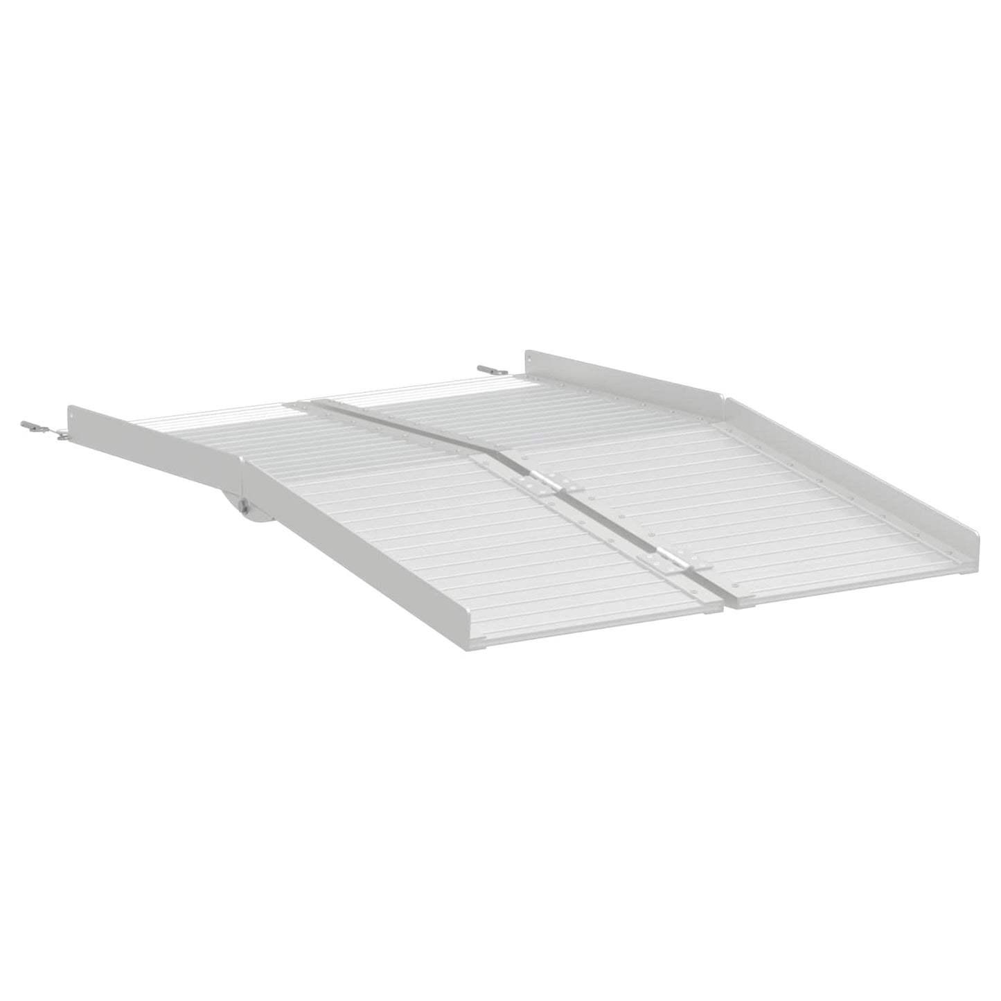 Rampe für Rollstühle 270 kg Silber 92 x 73 x 5 cm Aluminium