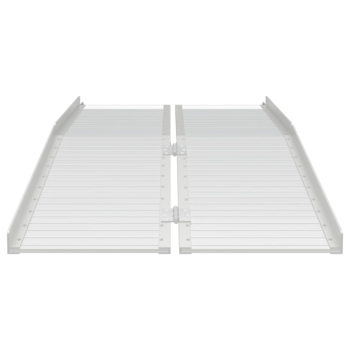 Rampe pour fauteuil roulant 270 kg Argent 92 x 73 x 5 cm Aluminium