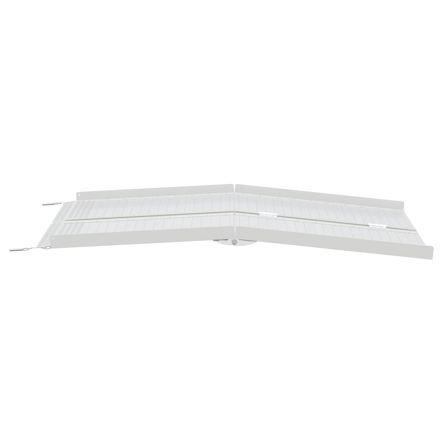 Rampe pour fauteuil roulant 270 kg Argent 92 x 73 x 5 cm Aluminium