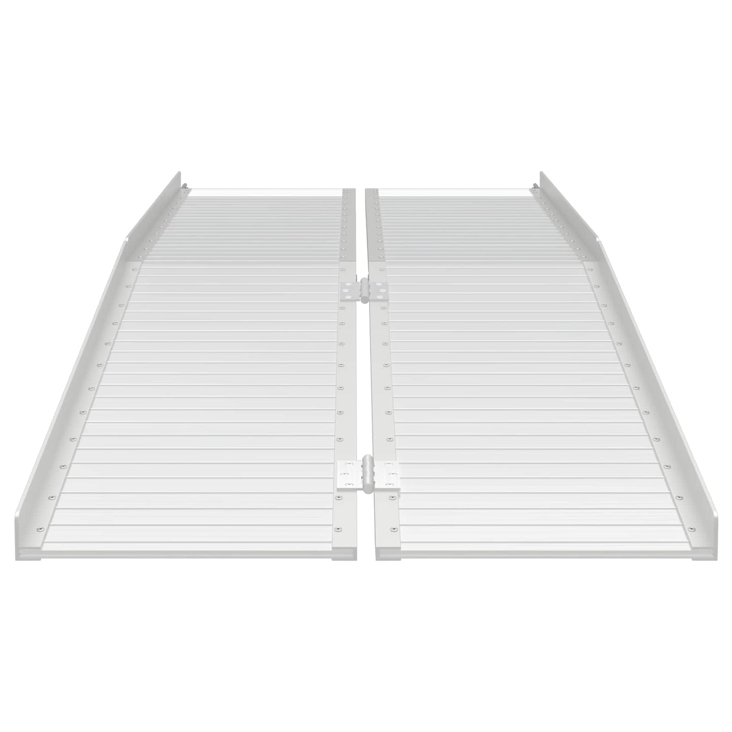 Rampe pour fauteuil roulant 270 kg Argent 92 x 73 x 5 cm Aluminium