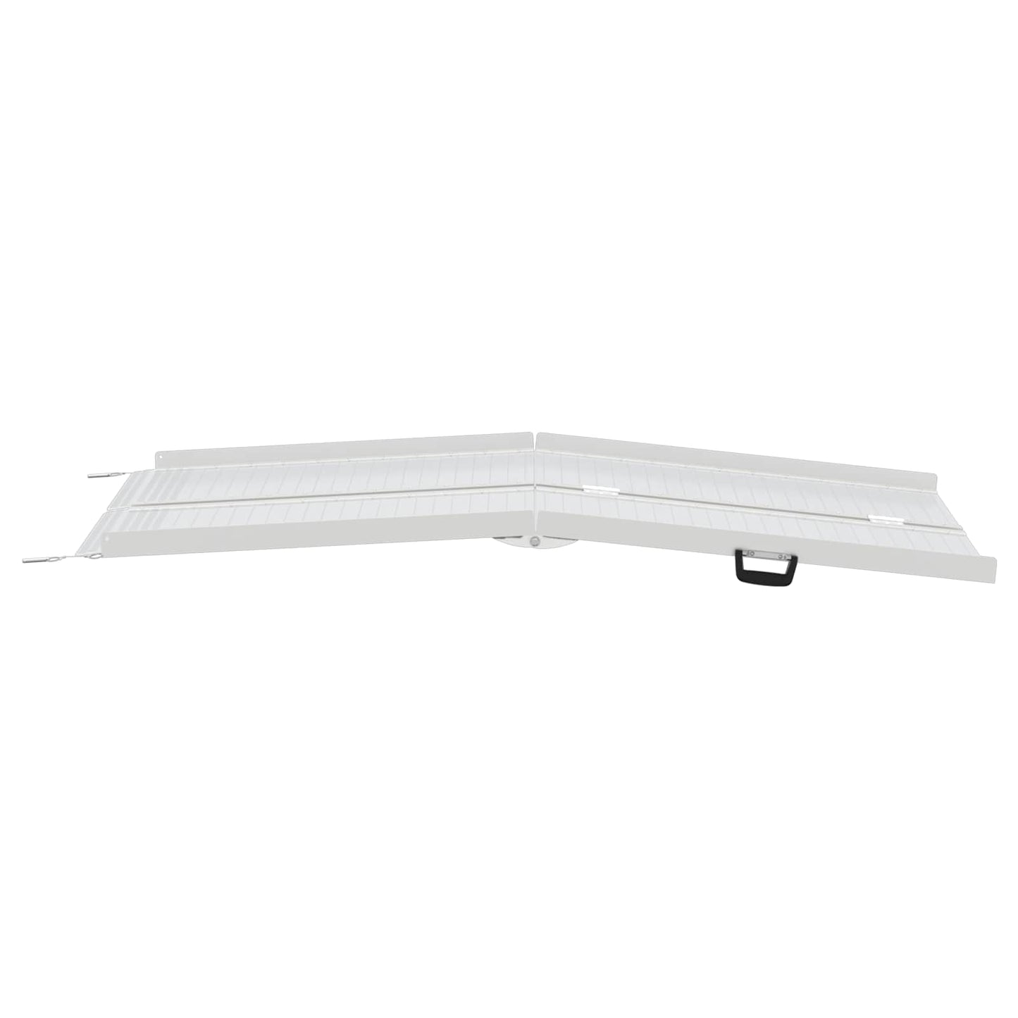 Rampe pour fauteuil roulant 270 kg Argent 92 x 73 x 5 cm Aluminium