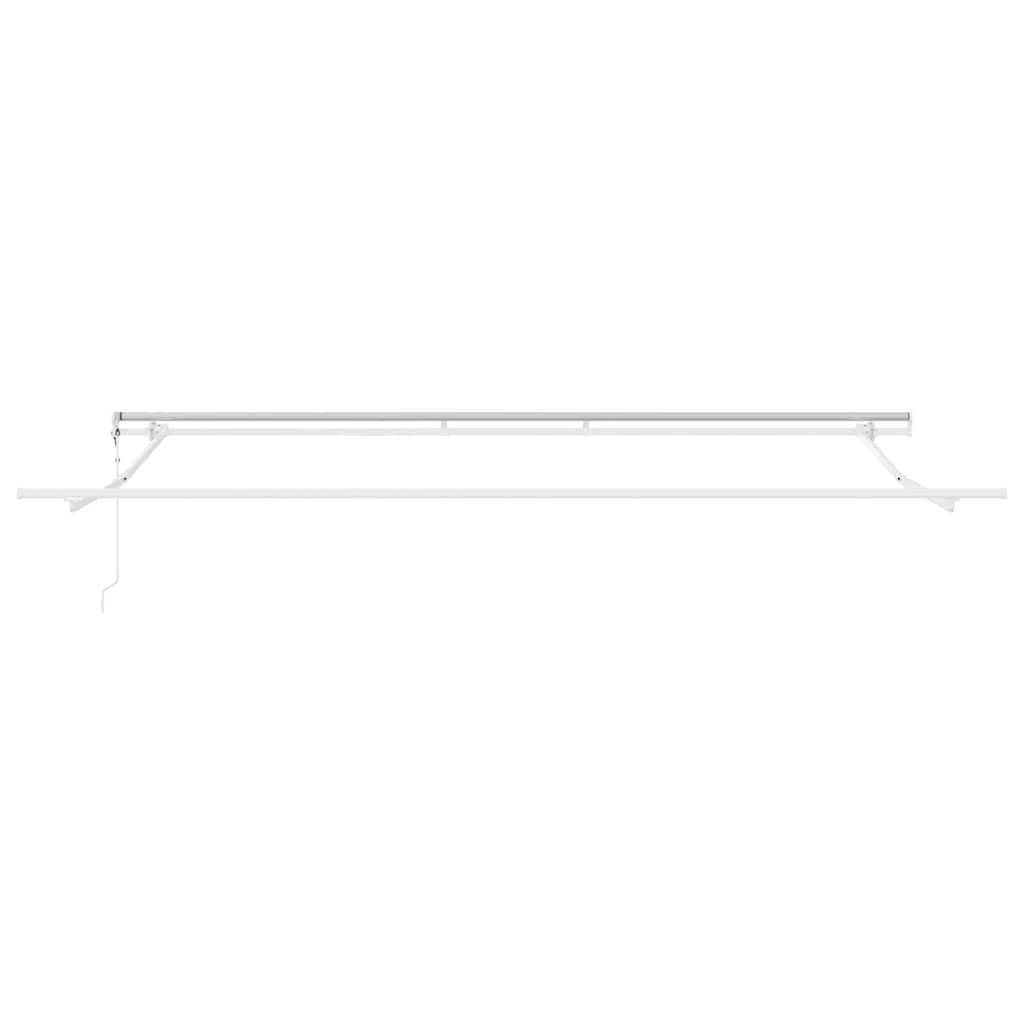 Einziehbare Markise Orange und Braun 400 x 300 cm