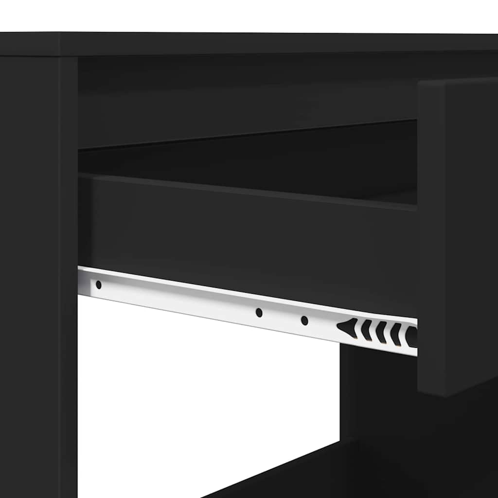 Desk Black 100 x 50 x 78 cm Engineered Wood