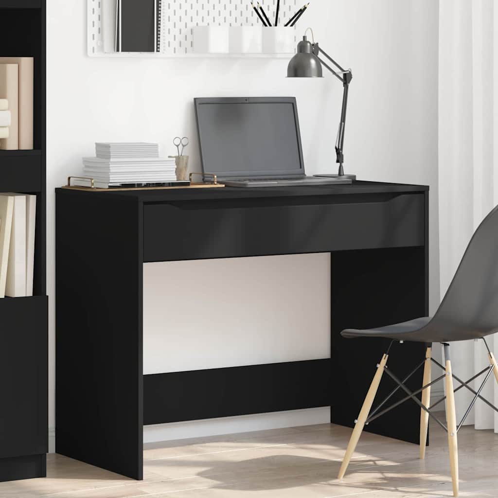Desk Black 100 x 50 x 78 cm Engineered Wood