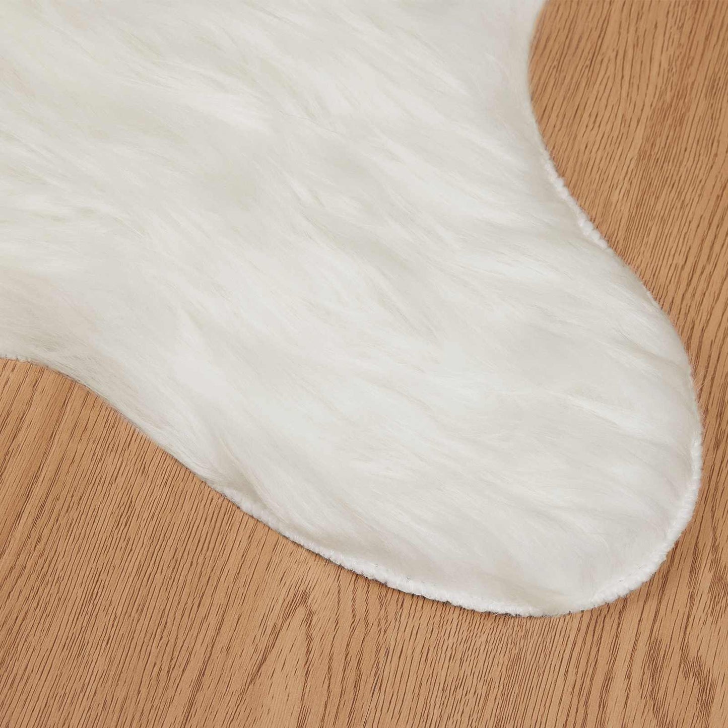 Artificial Sheepskin Rug Tafalla White 80 x 120 cm Polyester