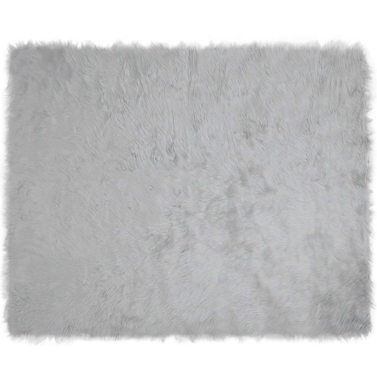 Tapis imitation peau de mouton Tafalla Gris 200 x 280 cm Polyester