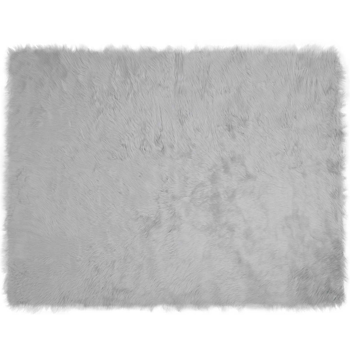 Kunstschaffell Teppich Tafalla Grau 240 x 340 cm Polyester