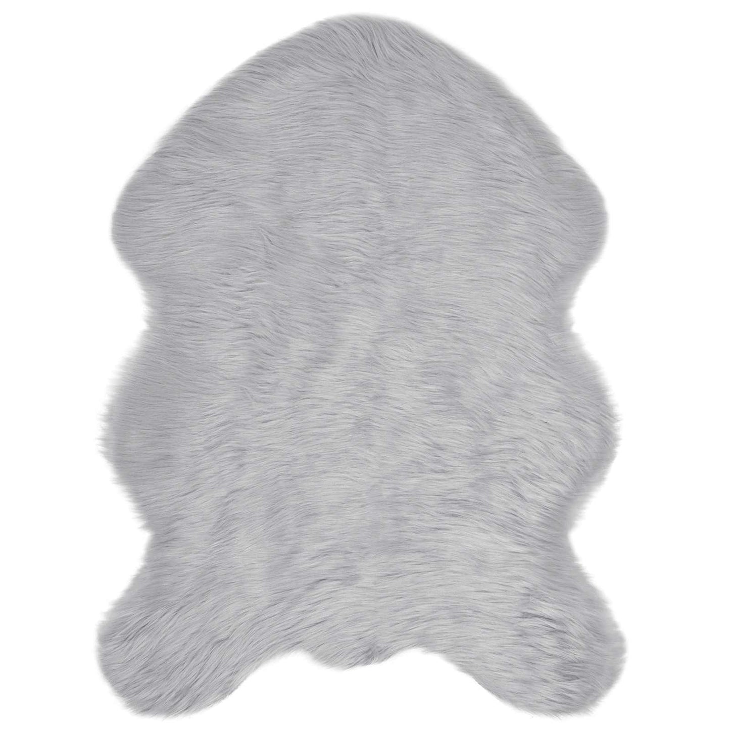 Kunstschaffell Teppich Tafalla Grau 80 x 120 cm Polyester
