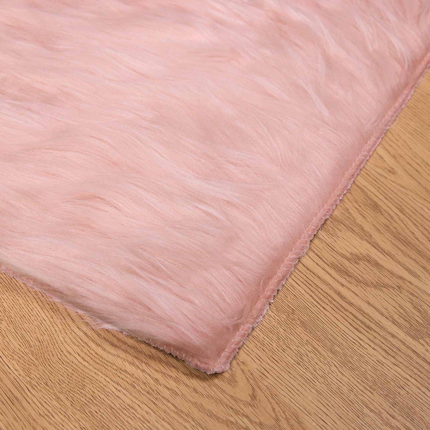 Kunstschaffell Teppich Tafalla Rosa 100 x 200 cm Polyester