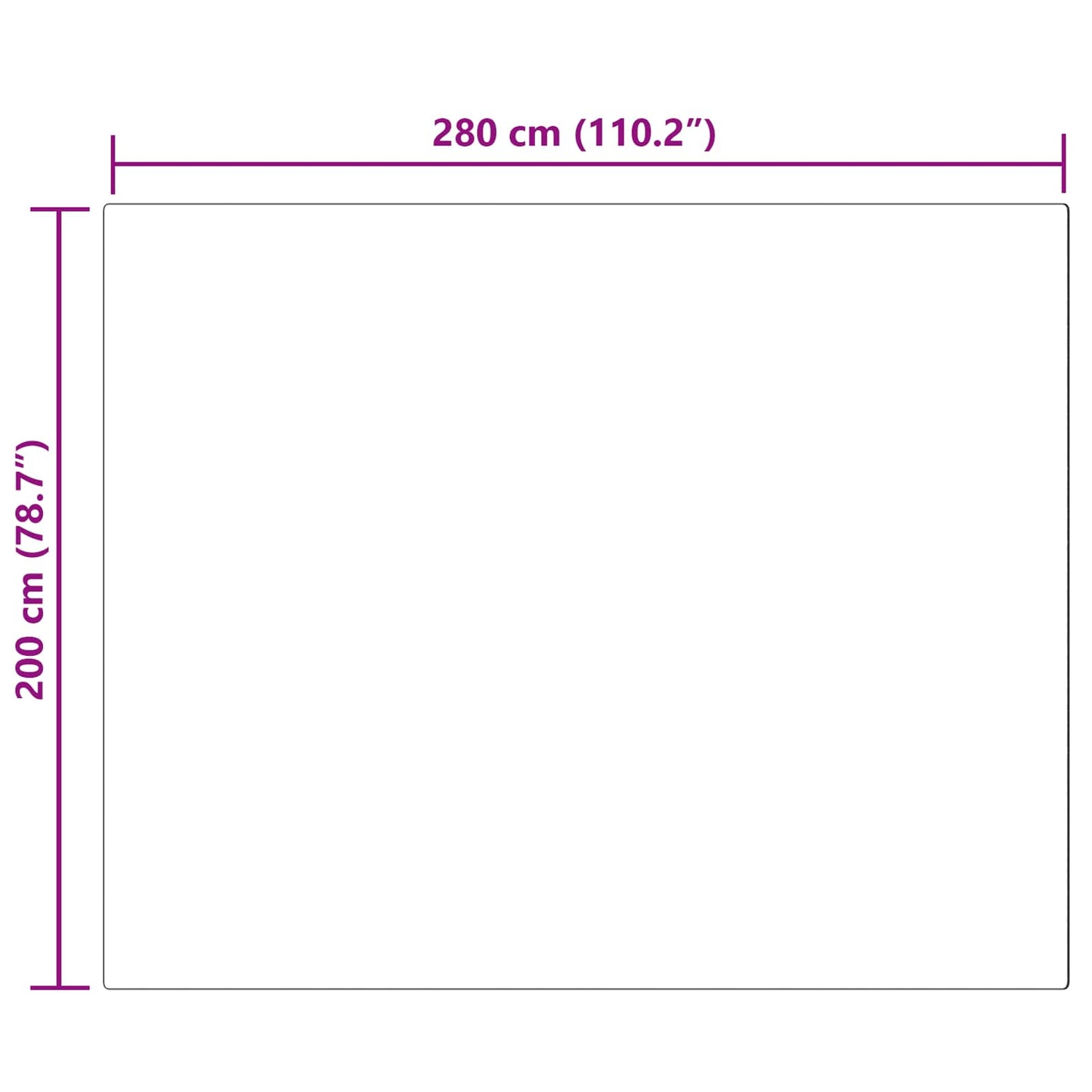 Kunstschaffell Teppich Tafalla Rosa 200 x 280 cm Polyester