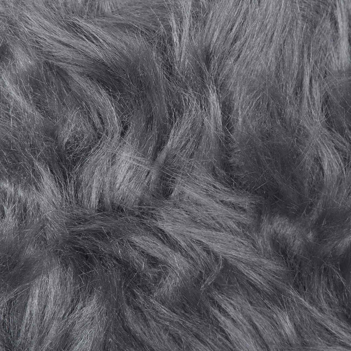 Kunstschaffell Teppich Tafalla Anthrazit 120 x 120 cm Polyester