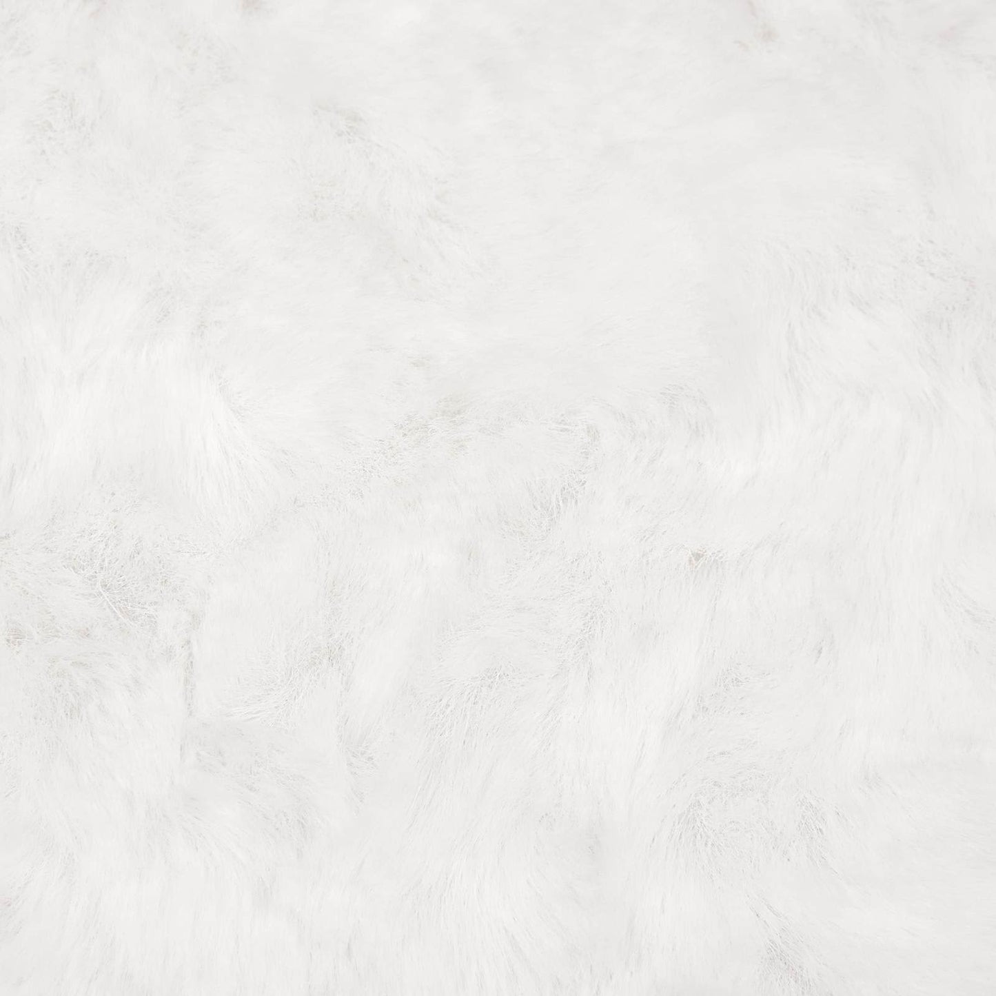 Faux Fur Rabbit Rug Olite White 80 x 250 cm Polyester