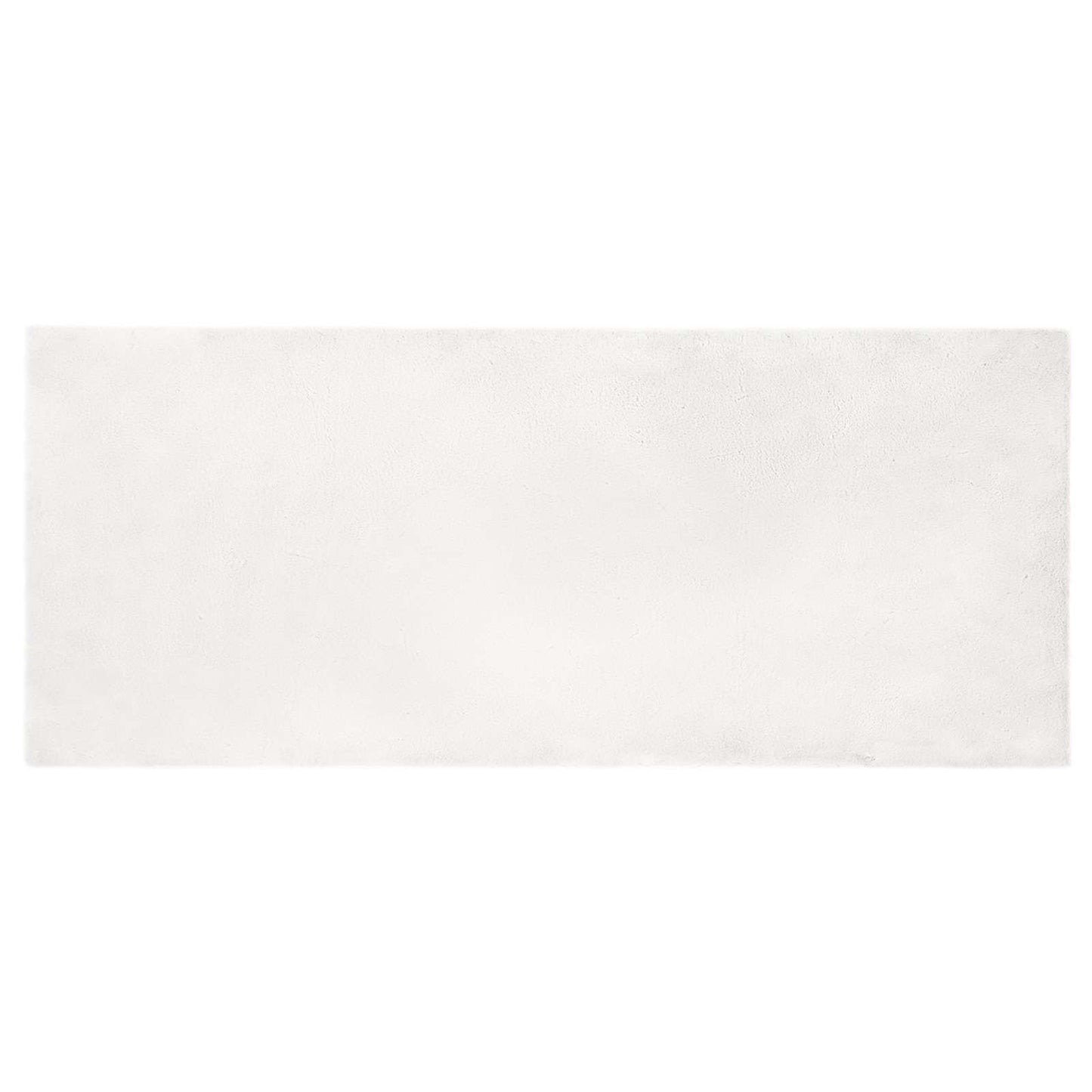Tapis en fausse fourrure de lapin Olite Blanc 100 x 200 cm Polyester