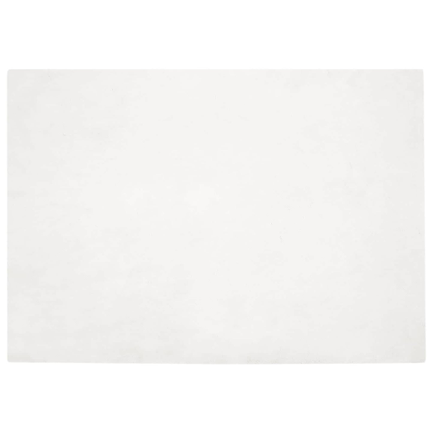 Tapis en fausse fourrure lapin Olite blanc 140 x 200 cm Polyester