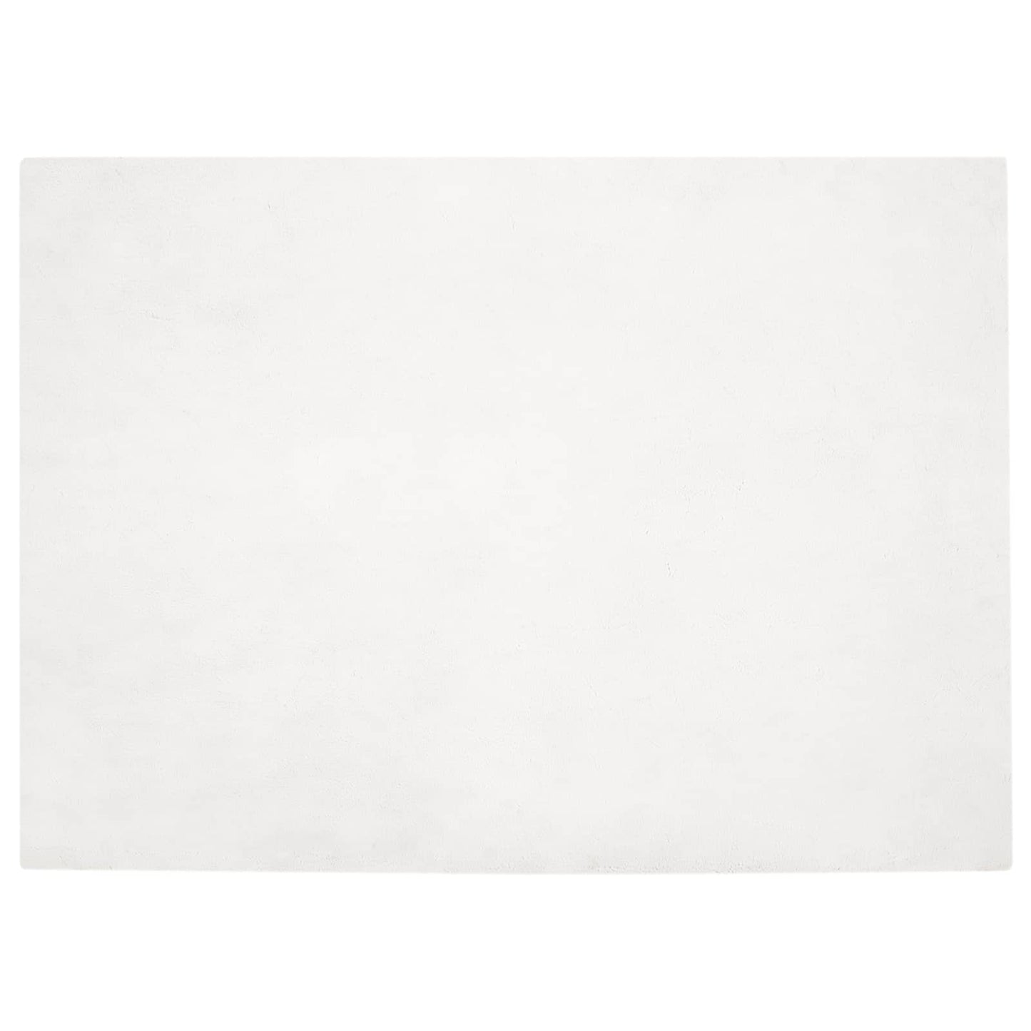 Tapis Olite Lapin en Fausse Fourrure Blanc 240 x 340 cm Polyester