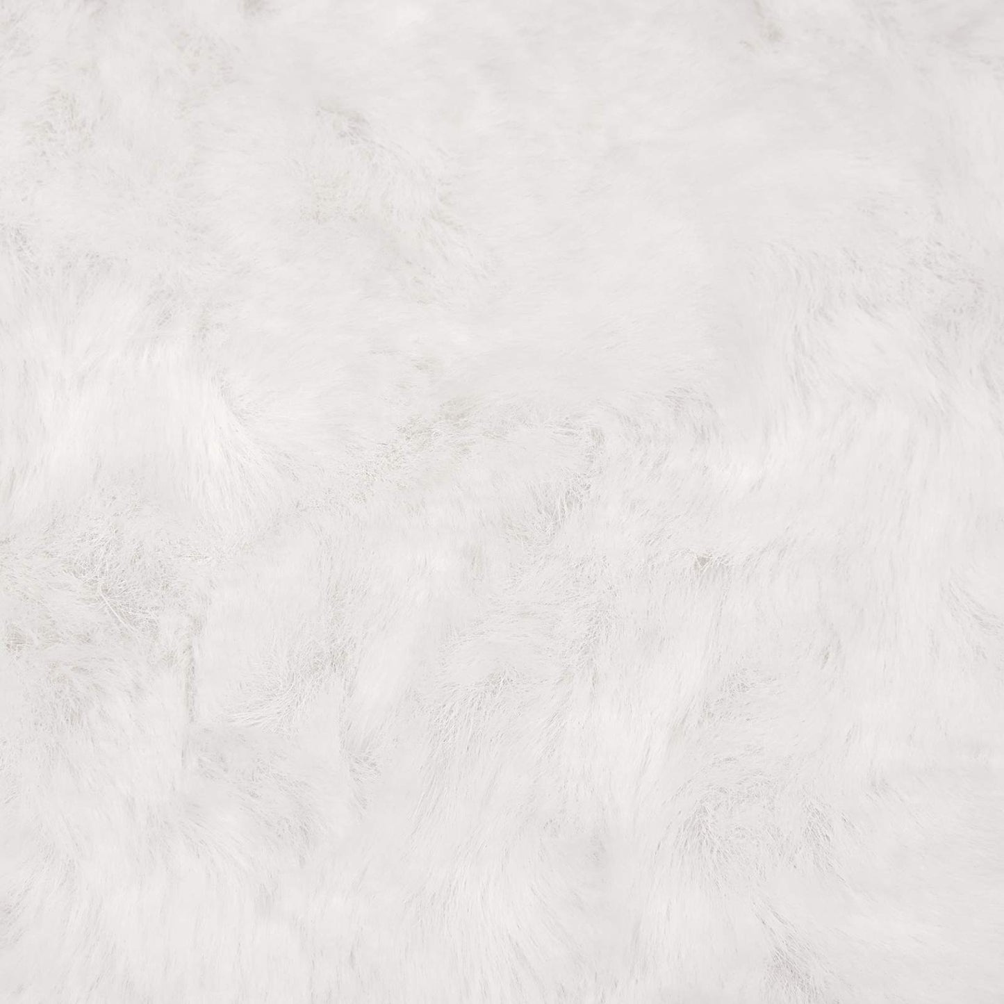 Tapis en fausse fourrure de lapin Olite blanc 50 x 80 cm polyester