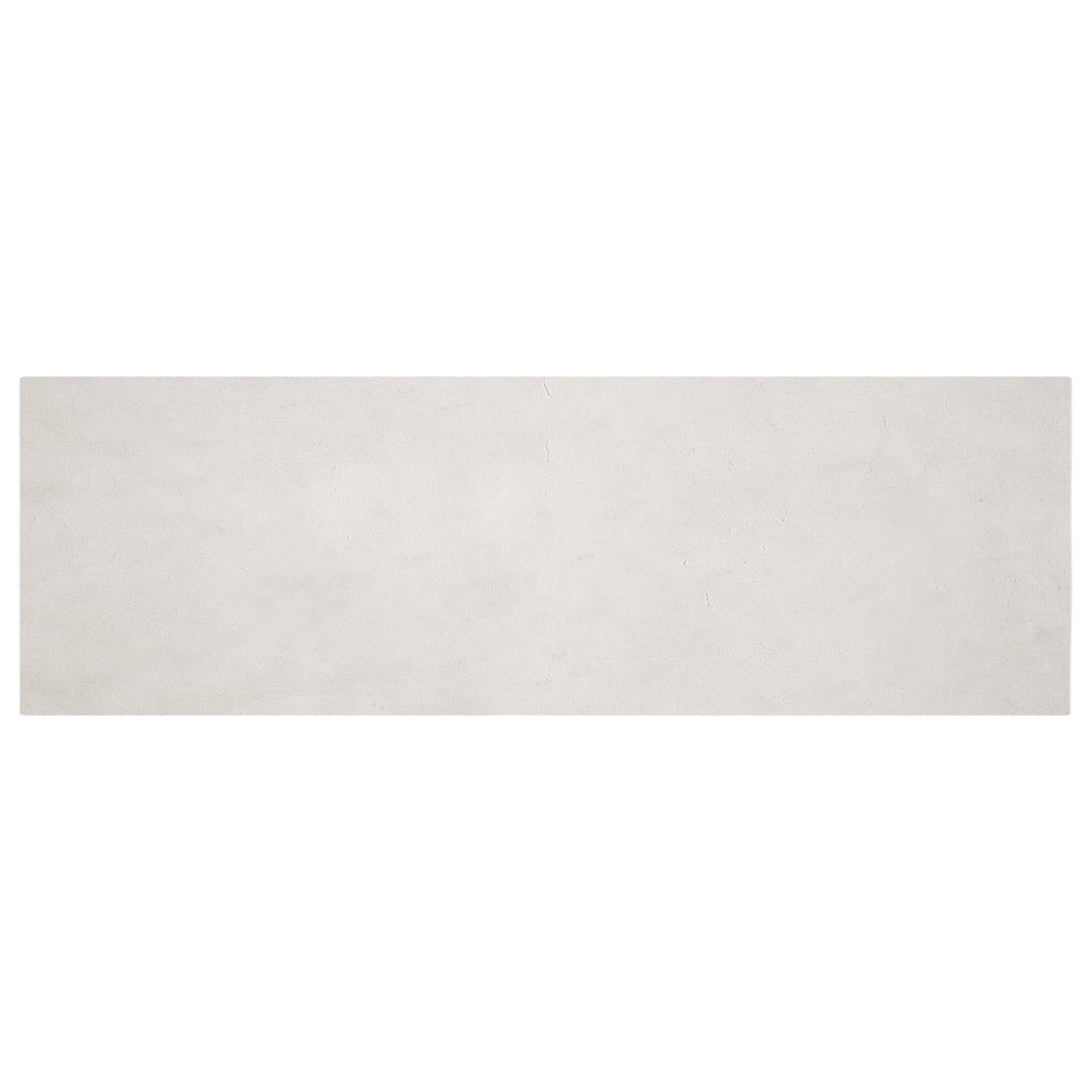 Faux Fur Rabbit Rug Olite Beige 80 x 250 cm Polyester
