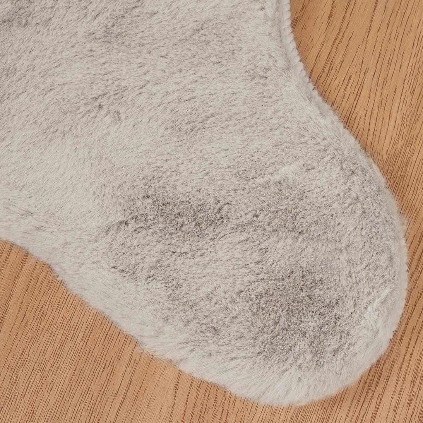Kunstfell Hasen Teppich Olite Beige 80 x 120 cm Polyester