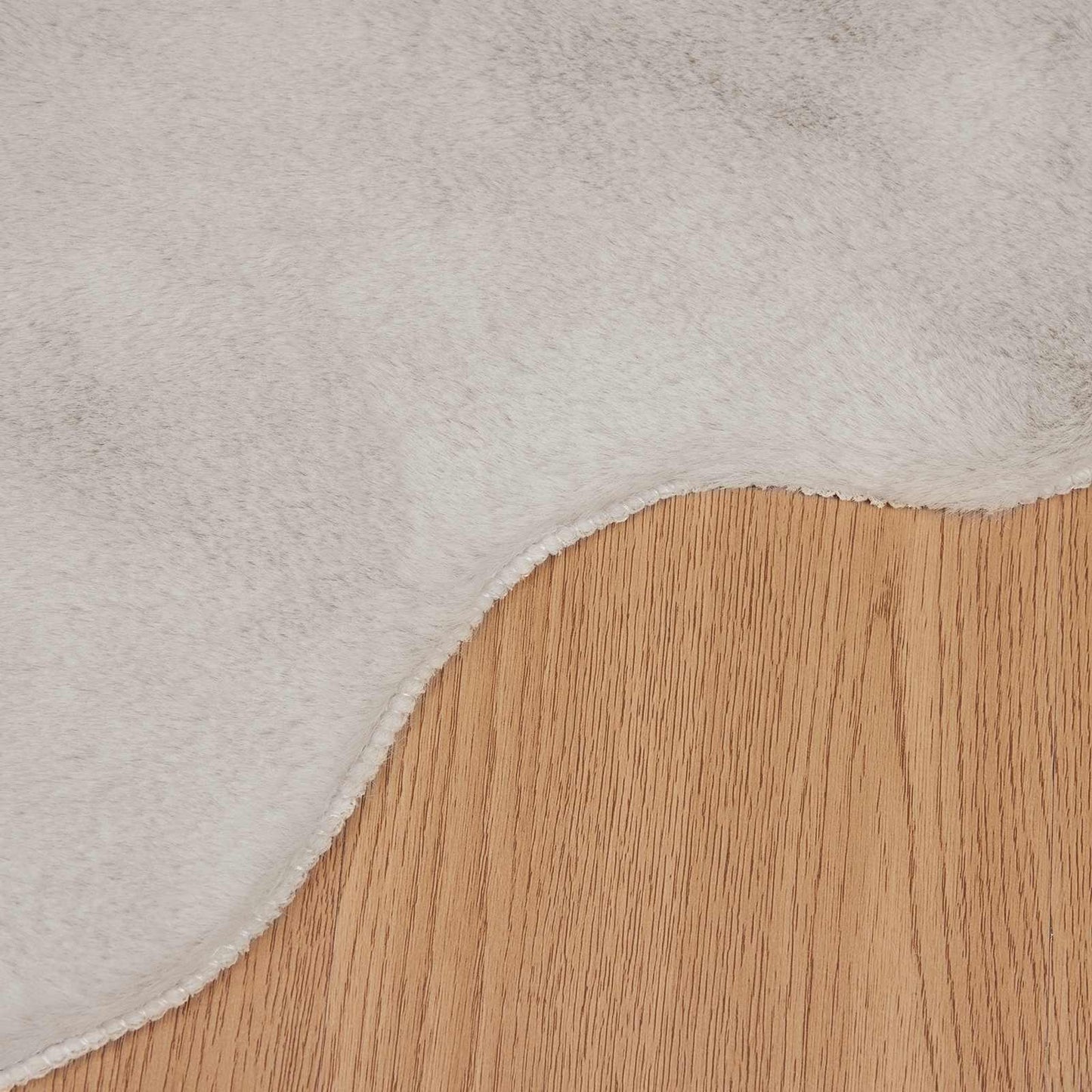 Kunstfell Hasen Teppich Olite Beige 80 x 120 cm Polyester