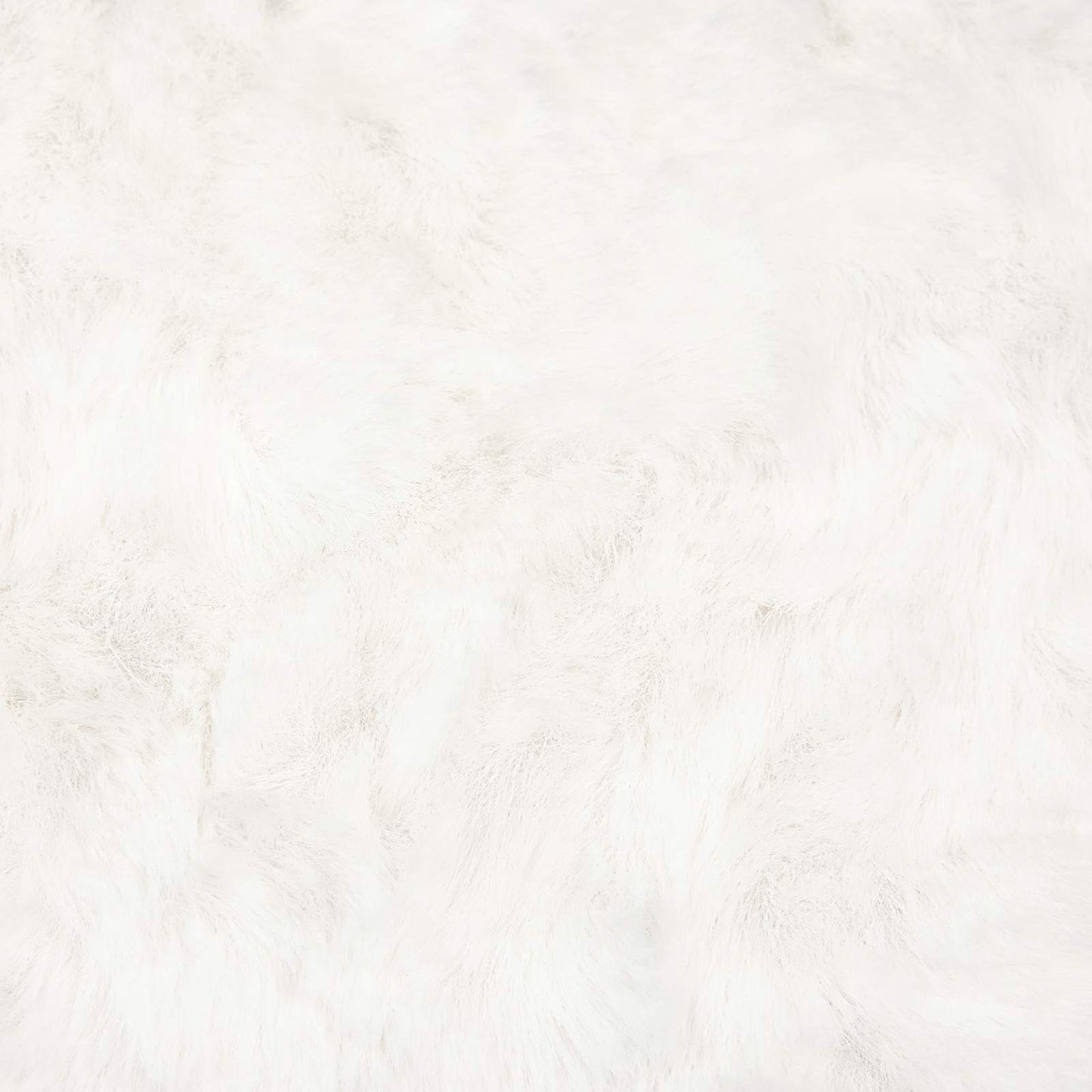 Faux Fur Rabbit Rug Olite Cream 80 x 150 cm Polyester
