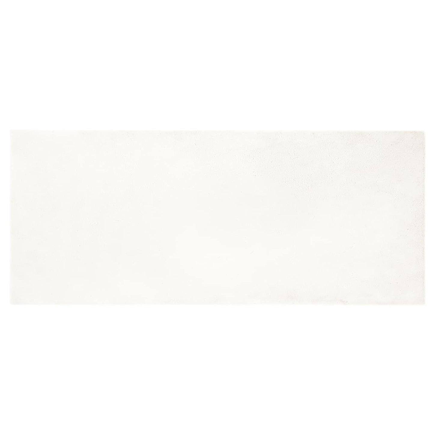 Tapis lapin en fausse fourrure Olite Crème 80 x 200 cm Polyester