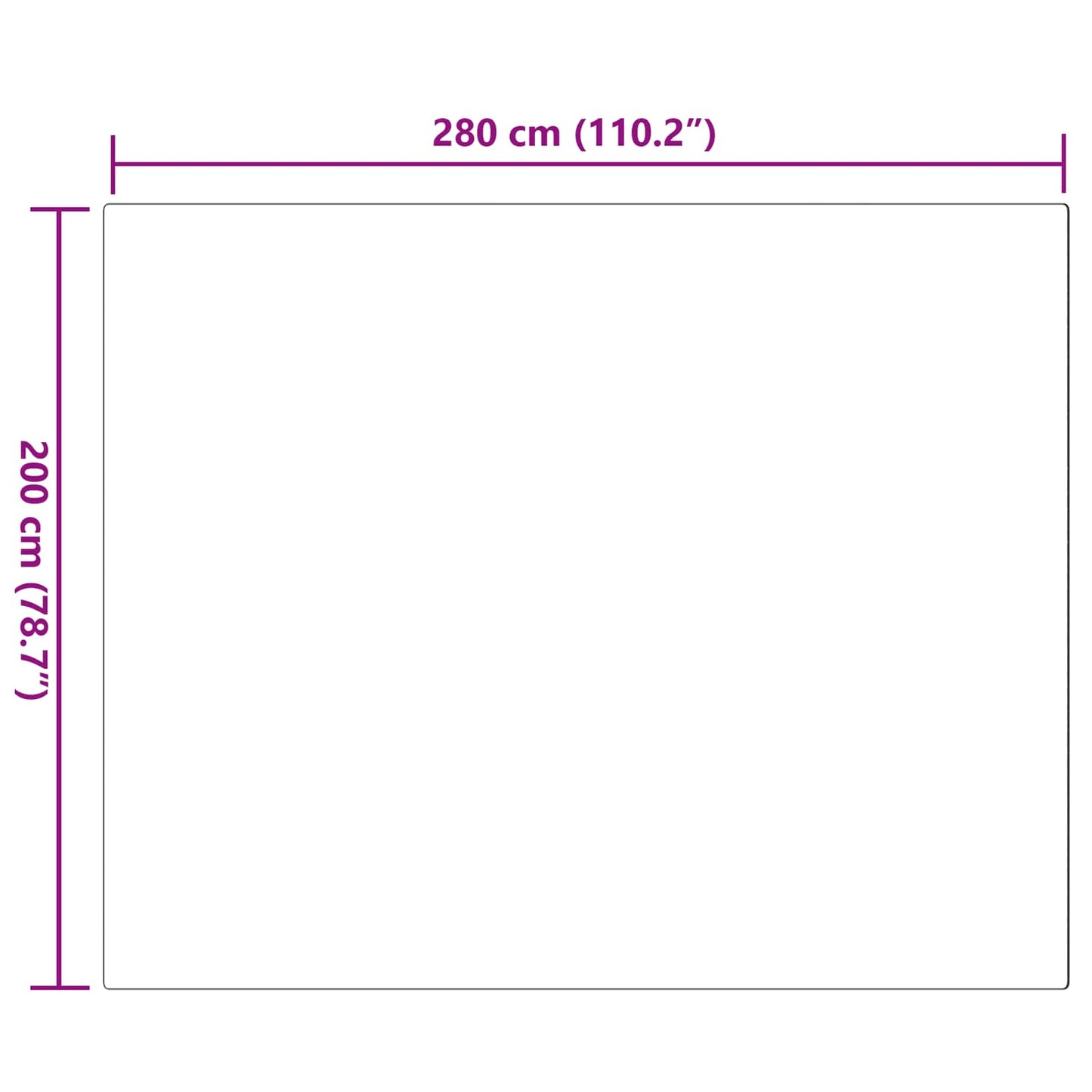 Tapis en fausse fourrure de lapin Olite Gris 200 x 280 cm Polyester