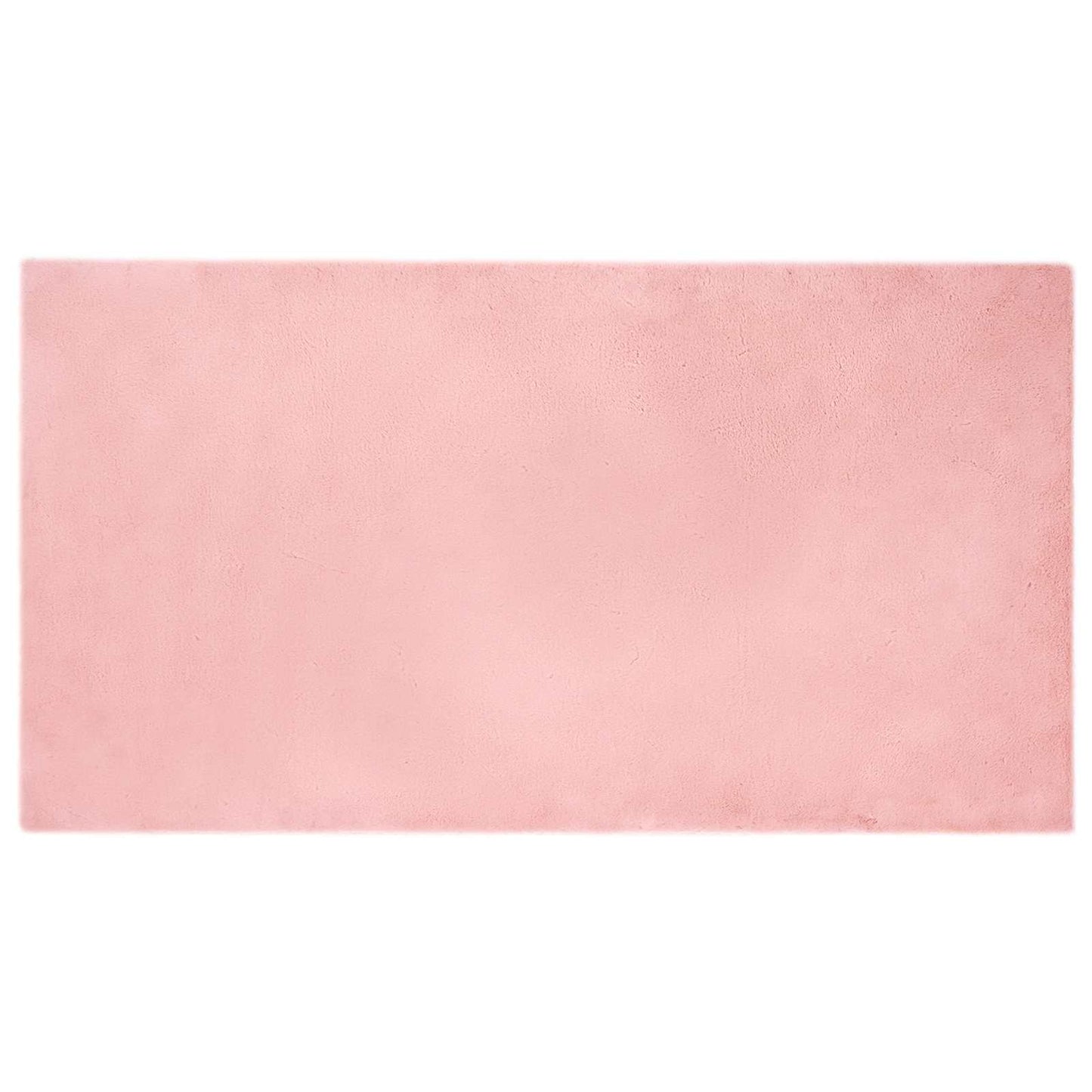 Tapis en fausse fourrure de lapin Olite Rose 60 x 110 cm Polyester