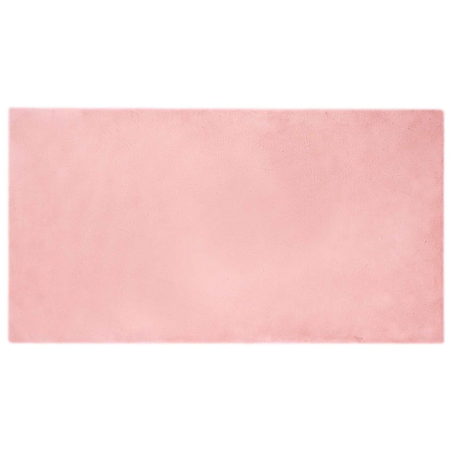 Tapis lapin fausse fourrure Olite Rose 80 x 150 cm Polyester