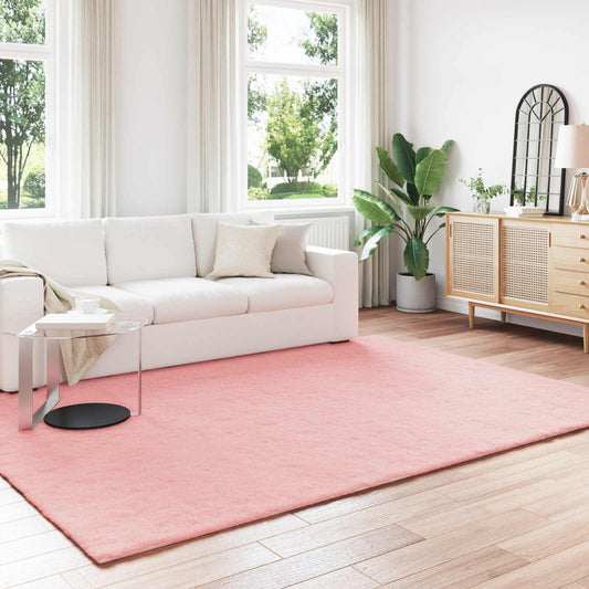Kunstfell Hasen Teppich Olite Rosa 200 x 280 cm Polyester