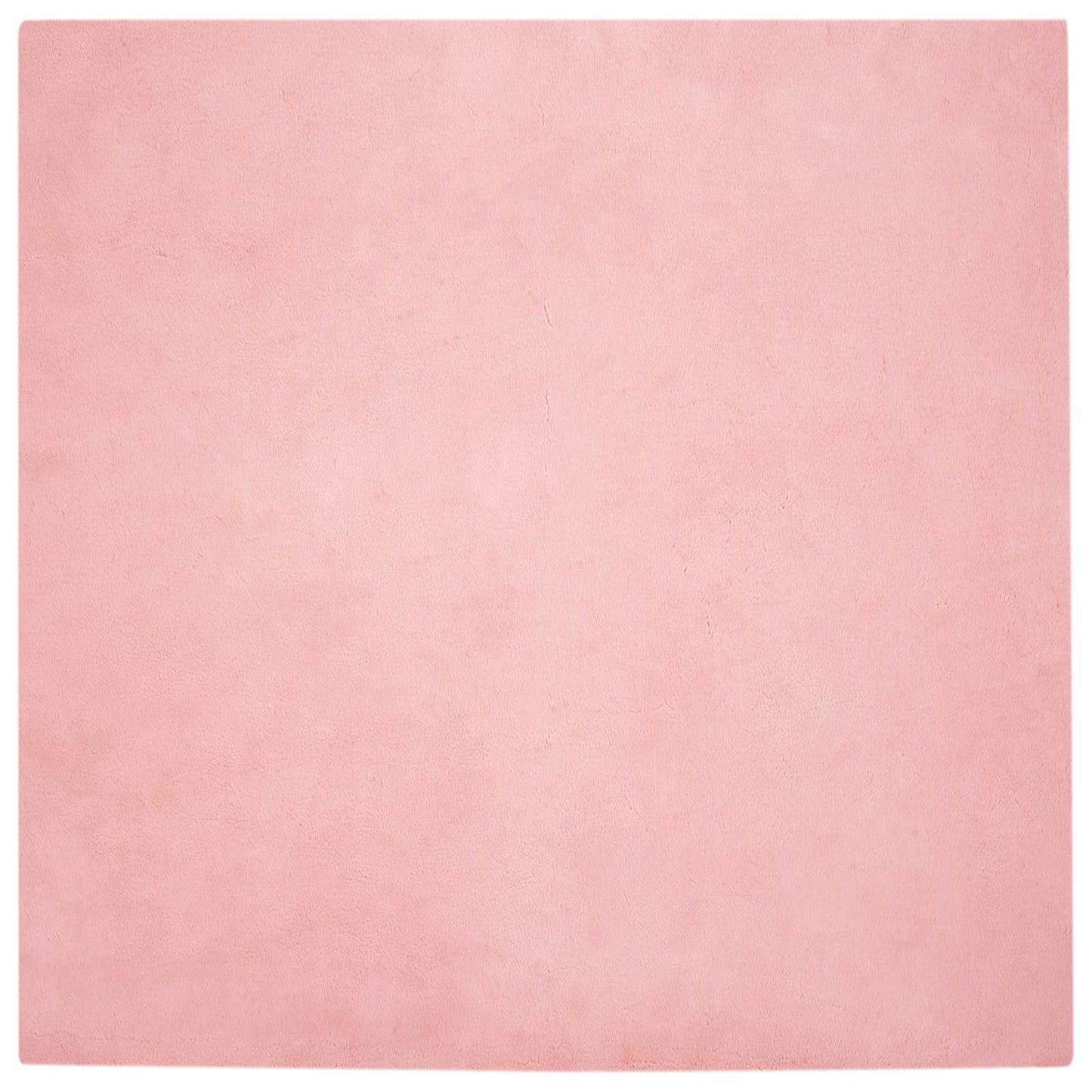 Tapis en fausse fourrure de lapin Olite Rose 200 x 200 cm Polyester