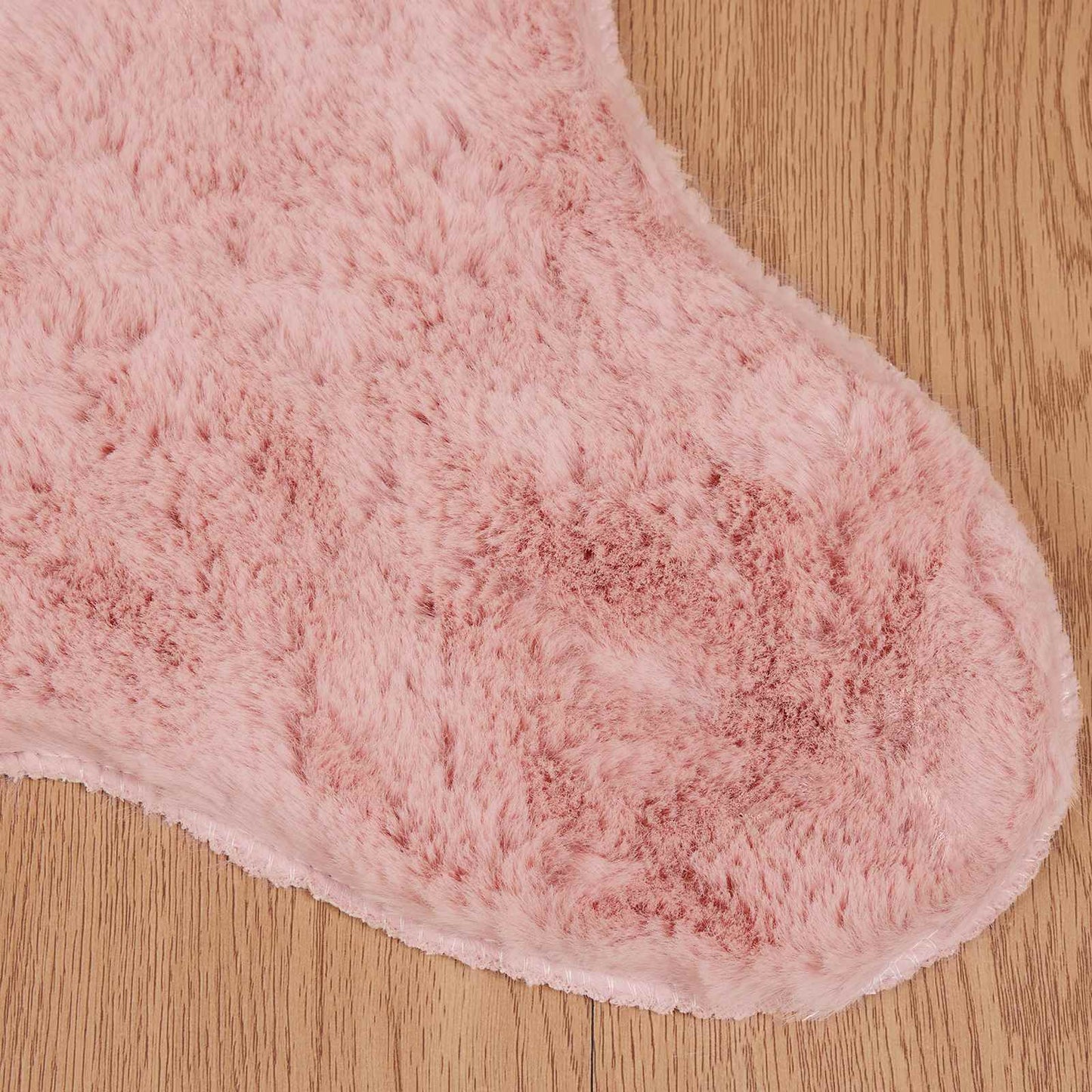 Tapis en fausse fourrure de lapin Olite Rose 80 x 120 cm Polyester