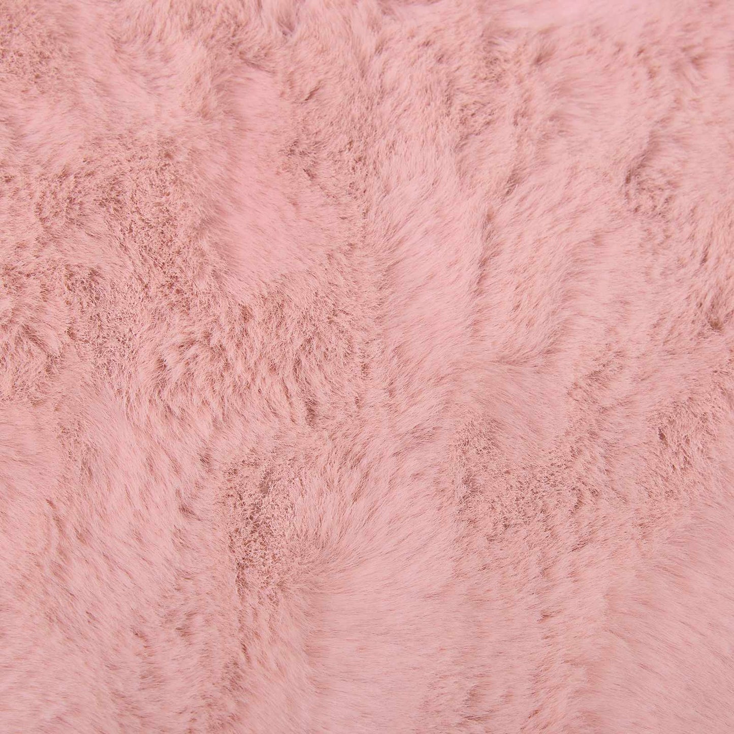 Tapis en fausse fourrure de lapin Olite Rose 80 x 120 cm Polyester