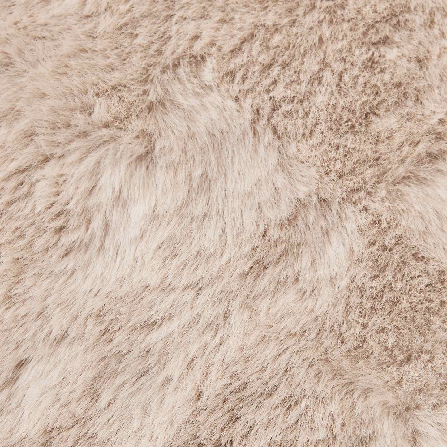 Kunstfell Hasen Teppich Olite Taupe Ø 80 cm Polyester