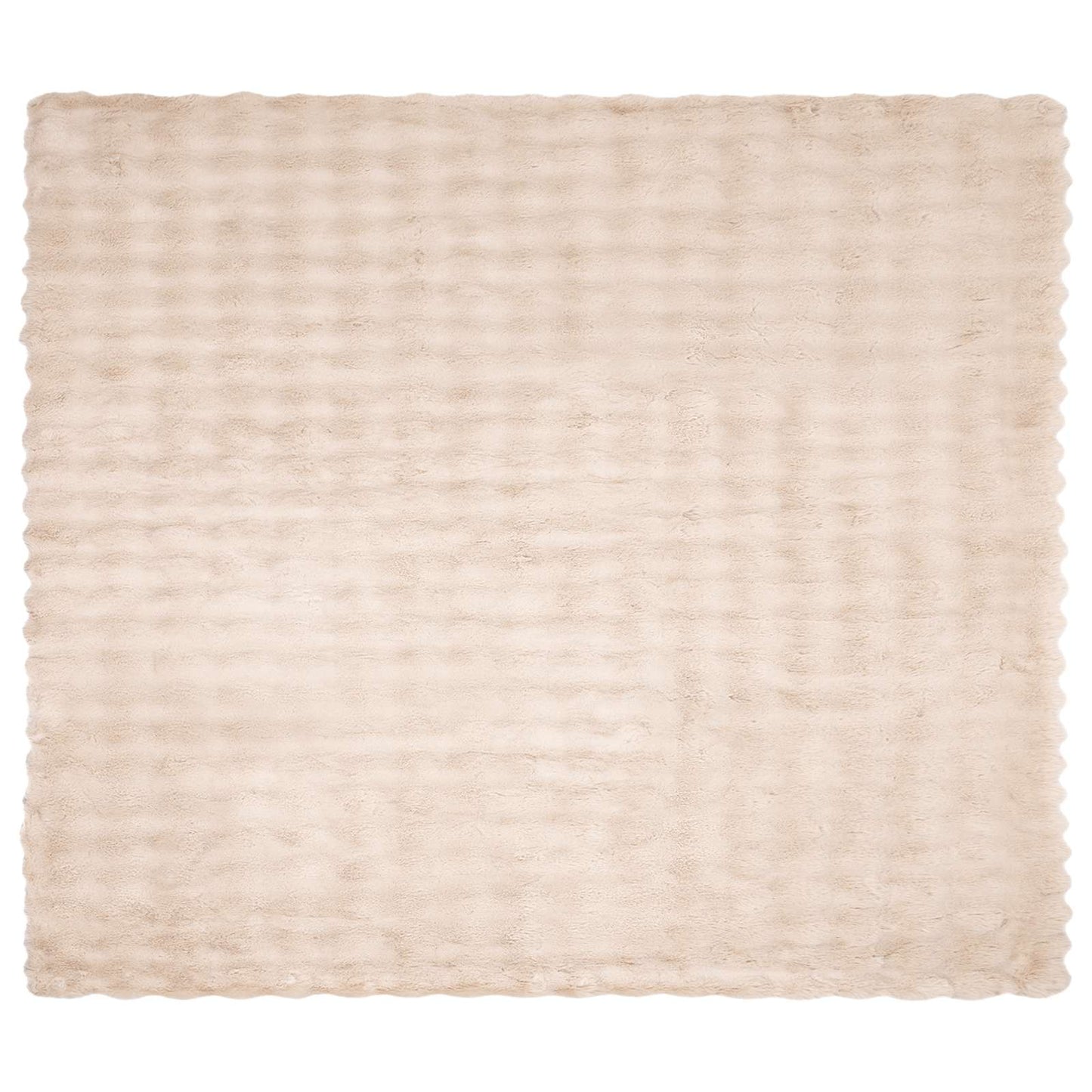 Couverture en fausse fourrure de lapin Olite Beige 130 x 150 cm
