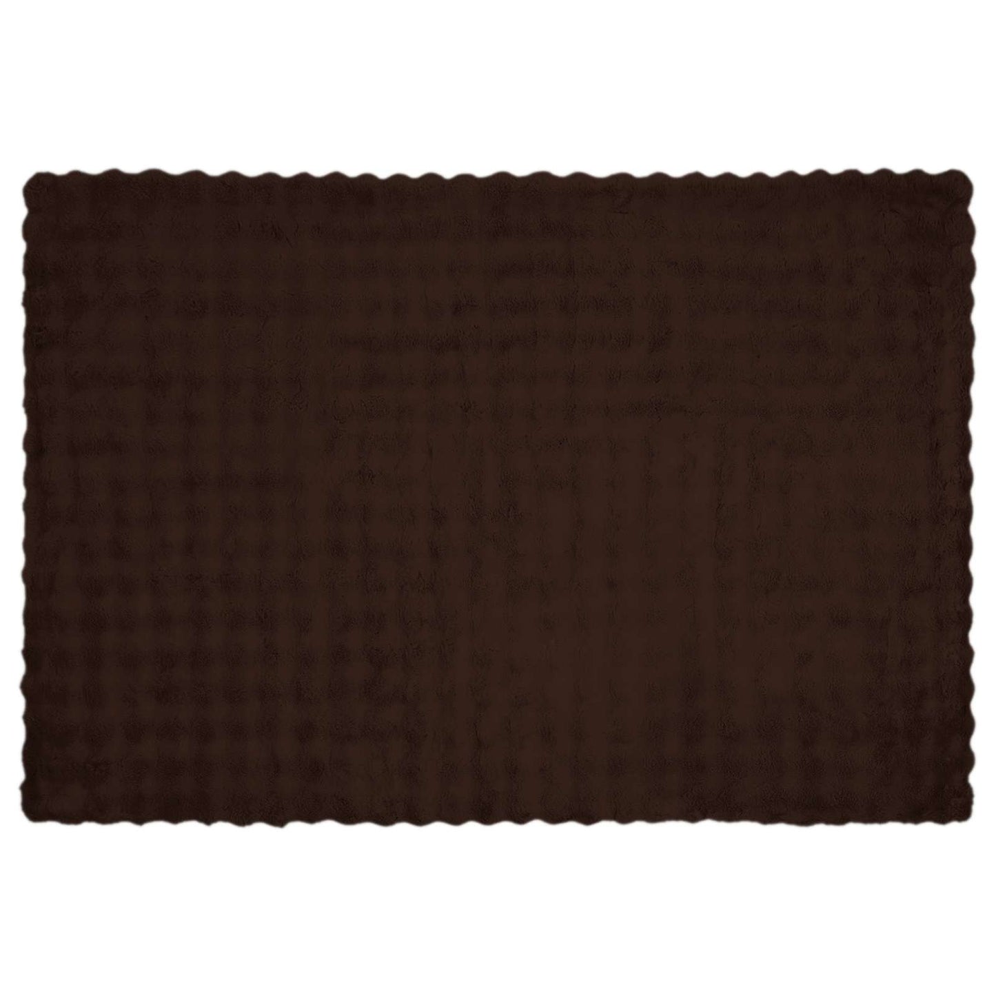 Couverture en fausse fourrure de lapin Olite Chameau 150 x 220 cm