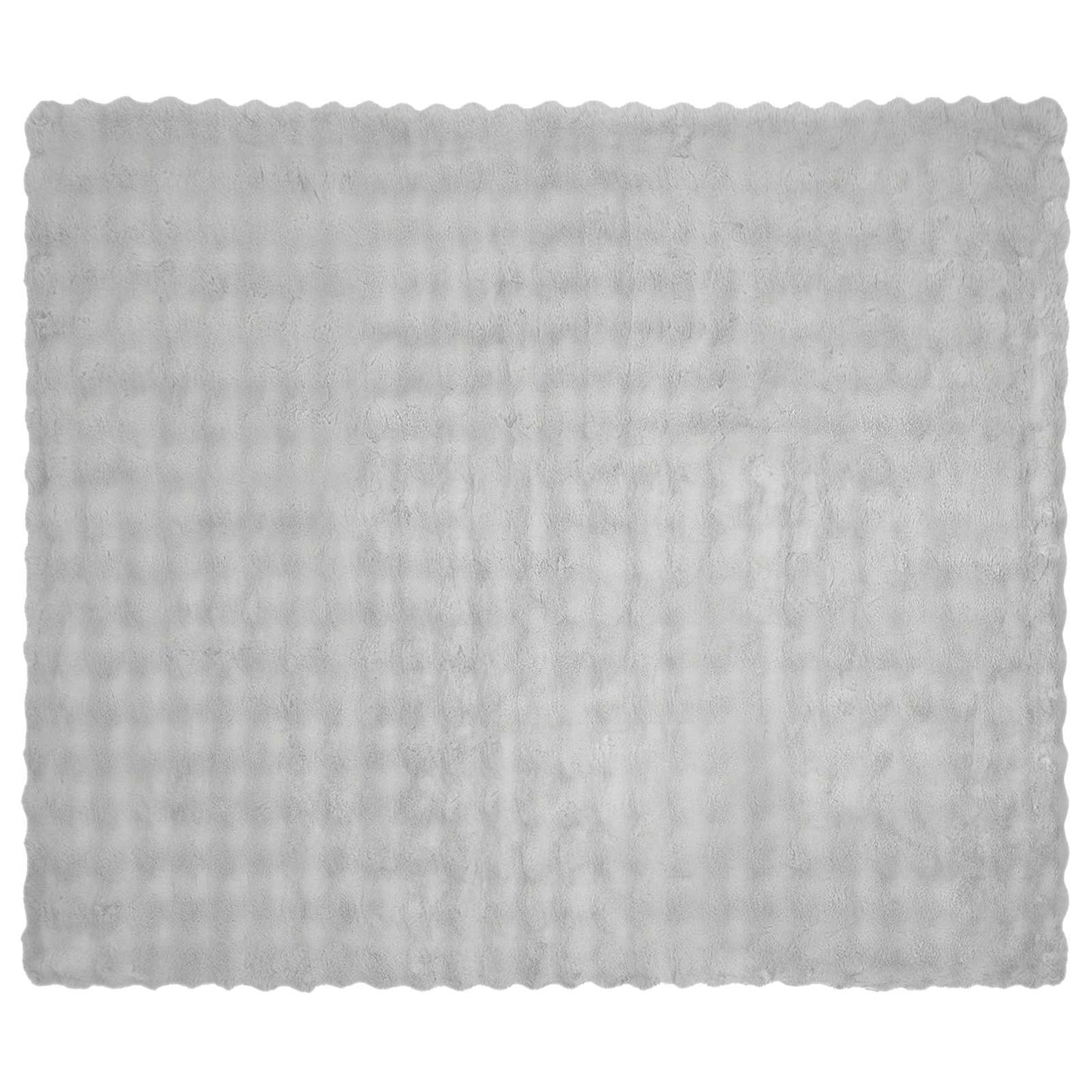 Kunstfell Kaninchenfell Decke Olite 4 pcs Grau 130 x 150 cm
