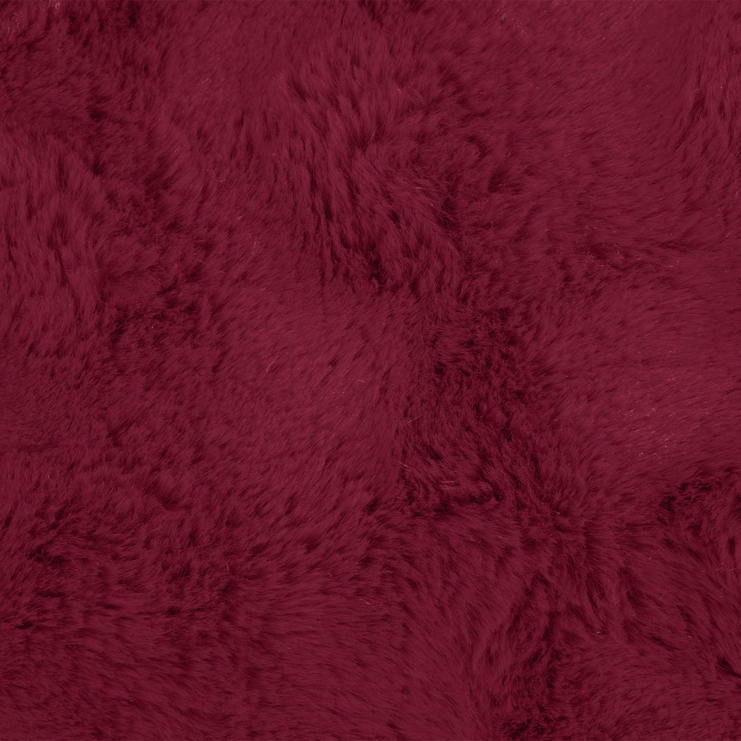 Kunstfell Kaninchenfell Decke Olite 4 pcs Bordeauxrot Polyester