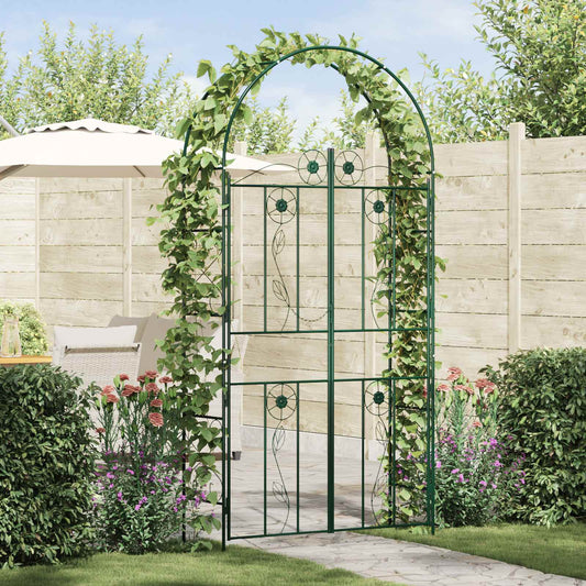Gartenbogen Uni Grün 115 x 37 x 226 cm