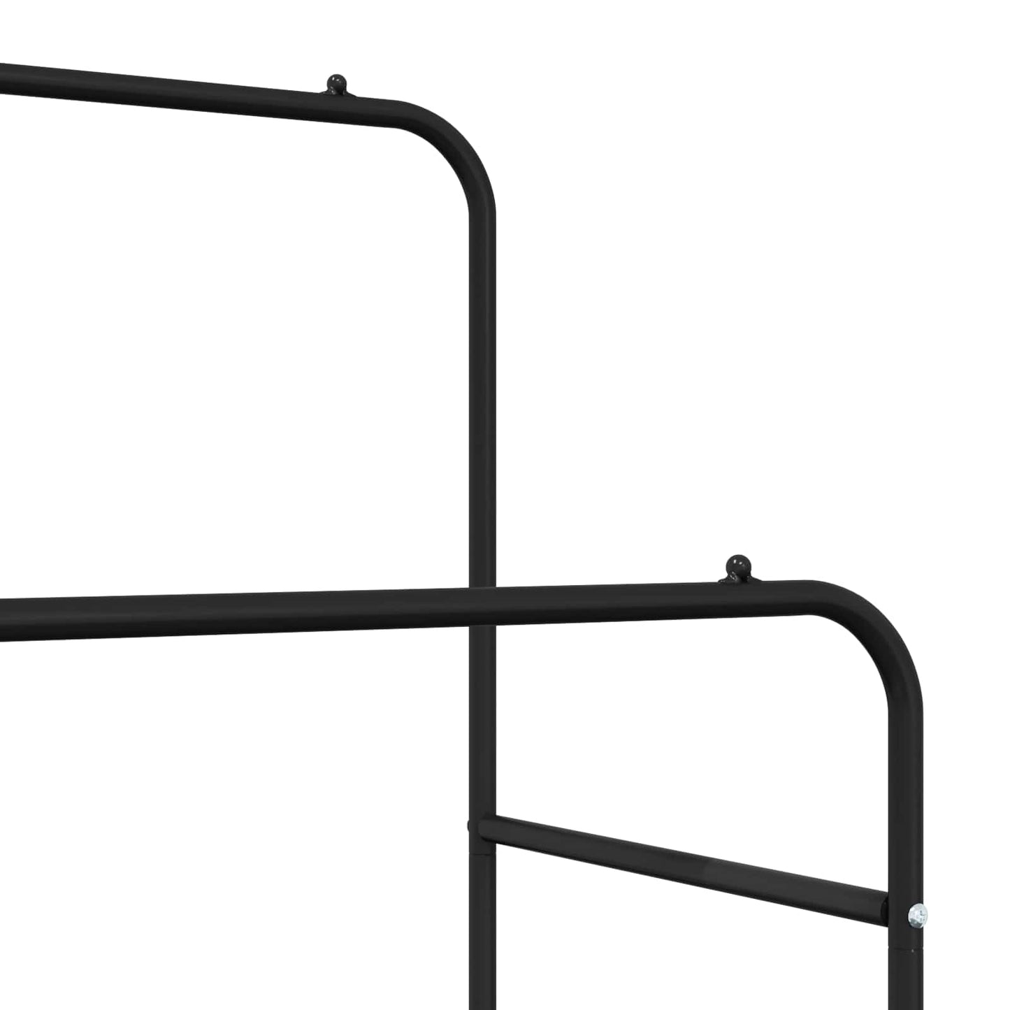 Clothes Rack Solid Black 80 x 53 x 156 cm