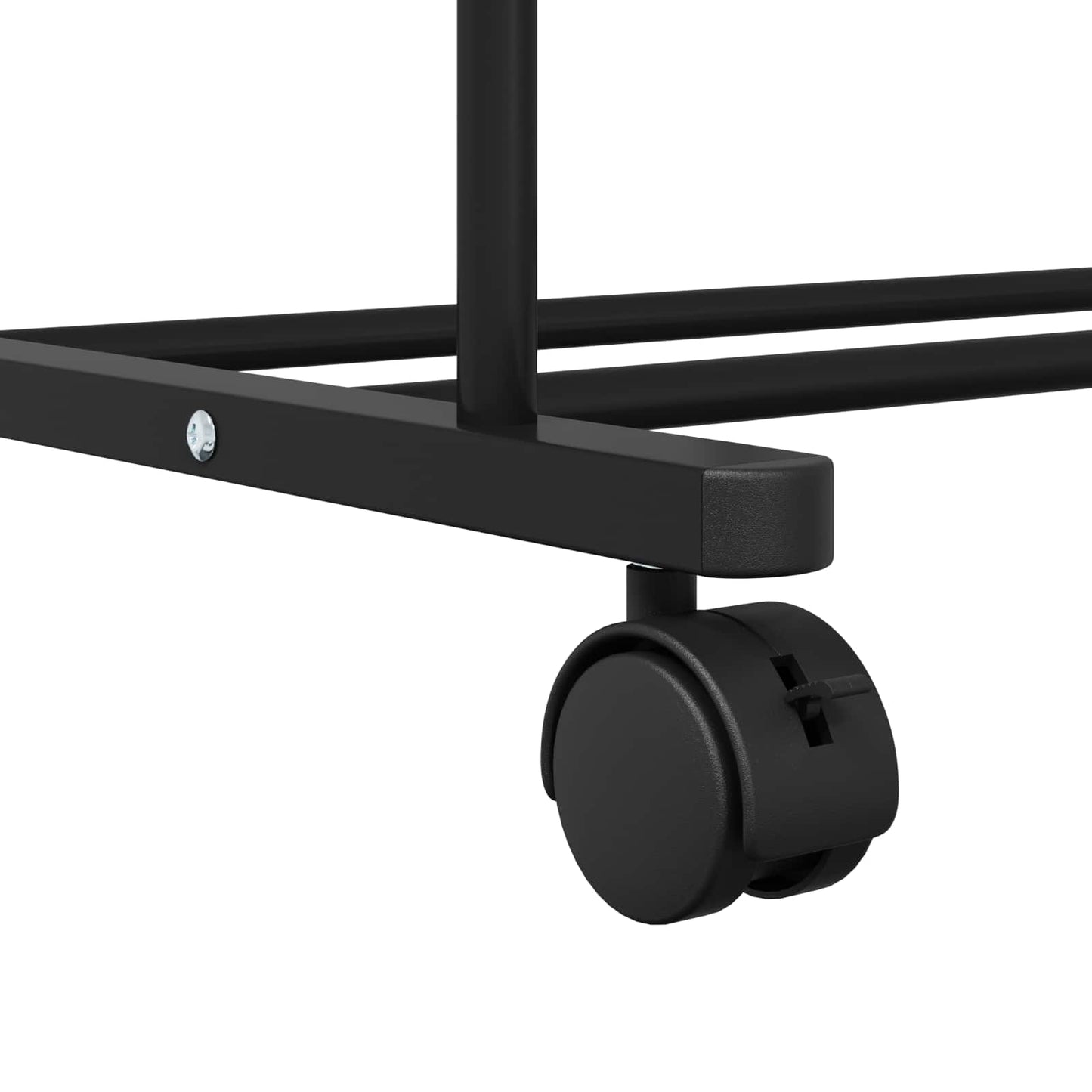 Clothes Rack Solid Black 80 x 53 x 156 cm
