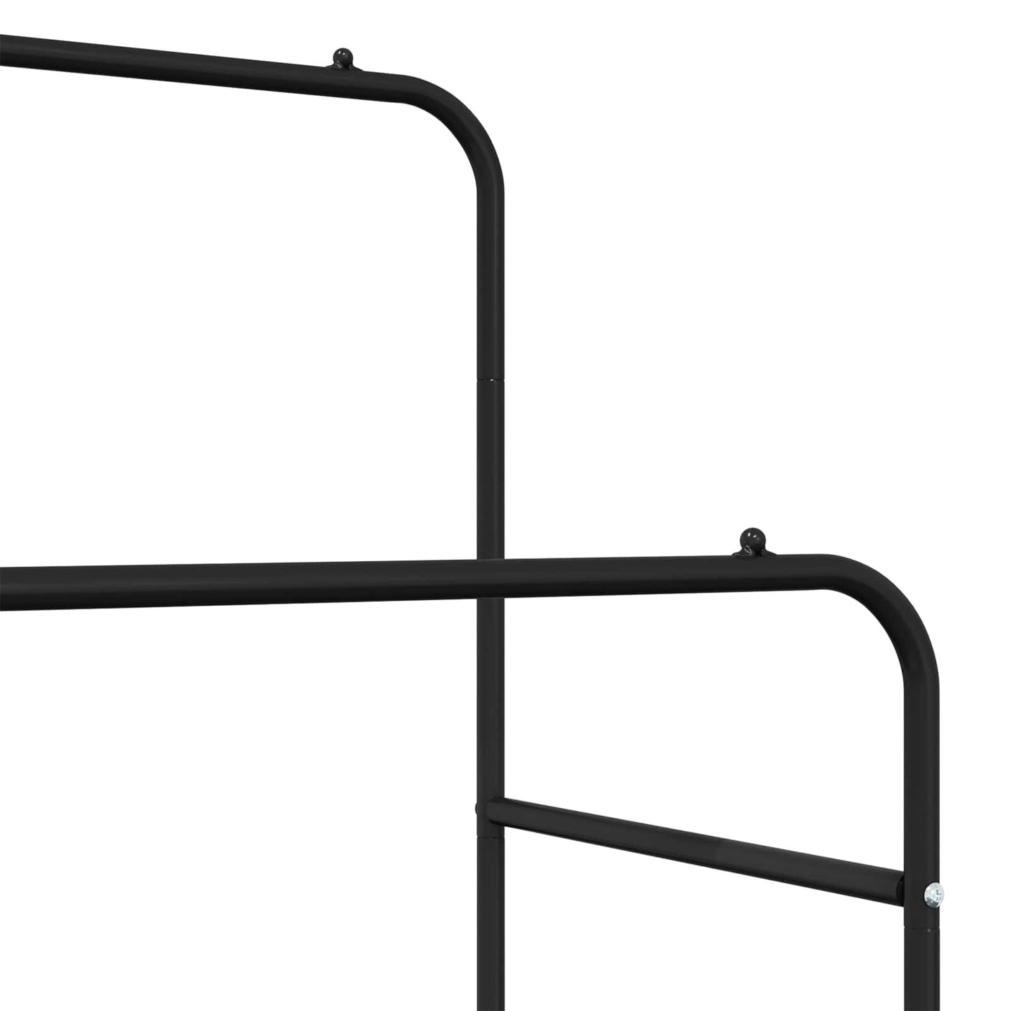 Portant à vêtements avec étagère, à roulettes, noir, 80 x 53 x 156 cm