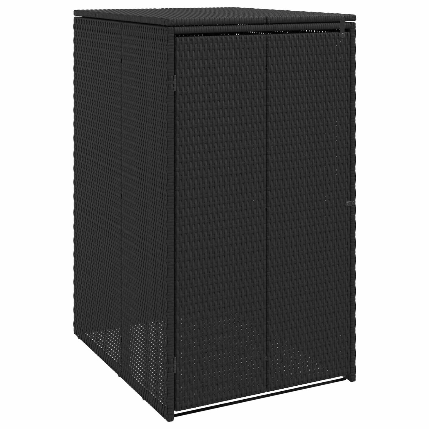 Mülltonnenbox Schwarz 65 x 80 x 115 cm Polyethylen