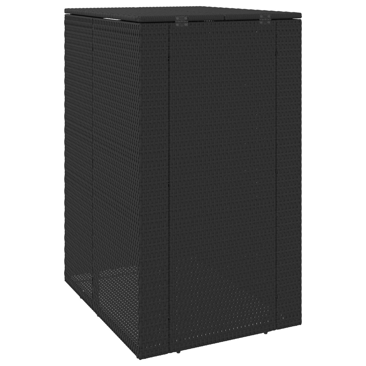 Mülltonnenbox Schwarz 65 x 80 x 115 cm Polyethylen