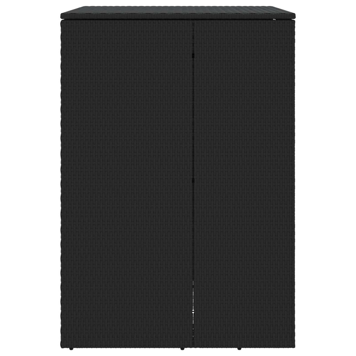 Mülltonnenbox Schwarz 65 x 80 x 115 cm Polyethylen