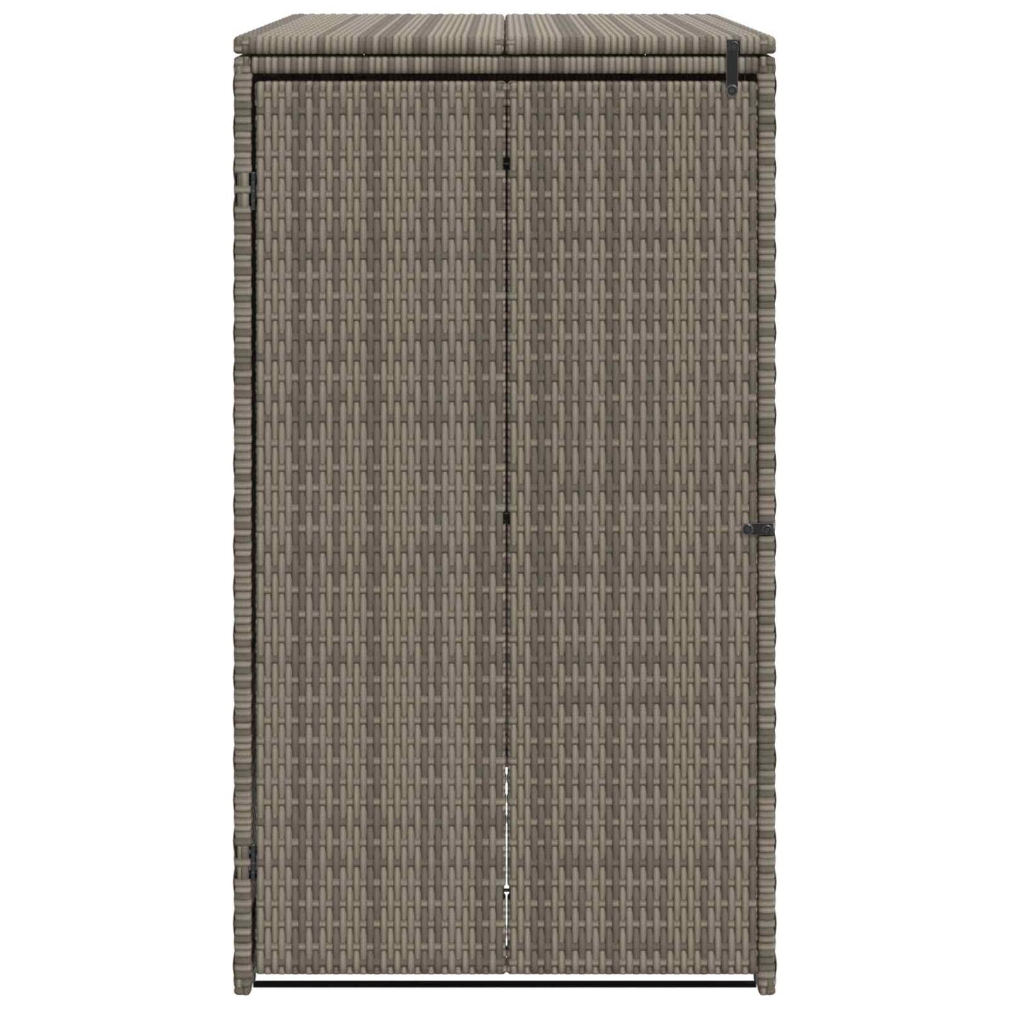 Mülltonnenbox Grau 65 x 80 x 115 cm Polyethylen