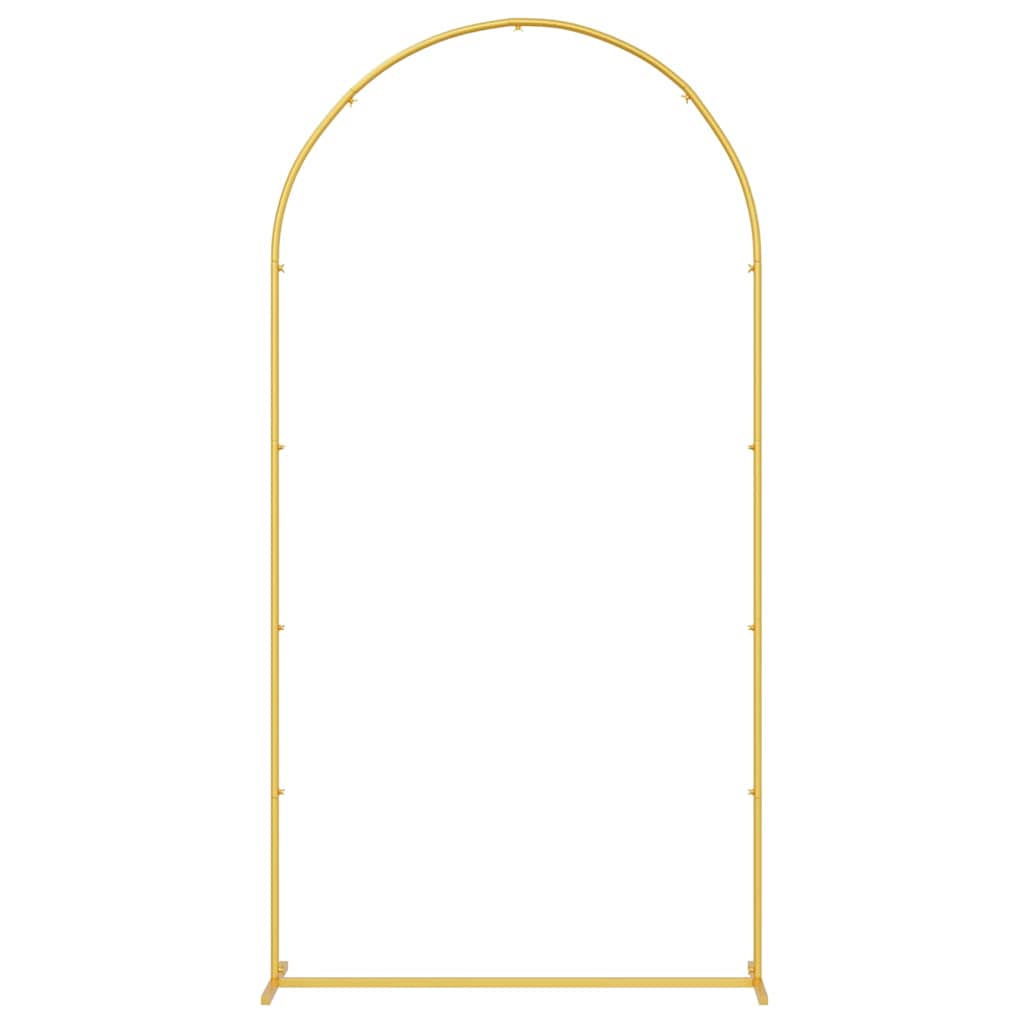 Hochzeitsbogen Gold 100 x 39 x 200 cm Stahl