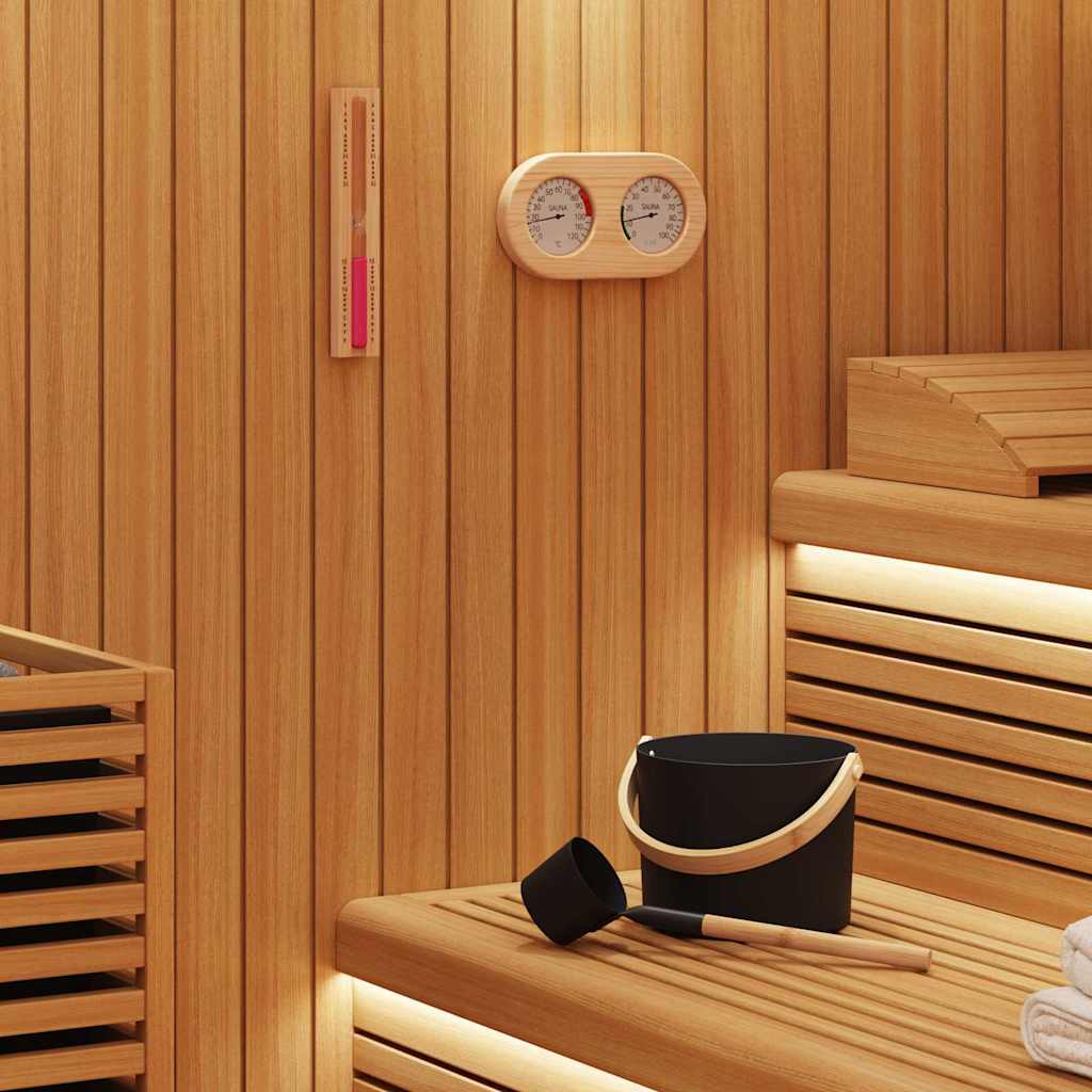 Sauna Zubehör Set 4 pcs Schwarz